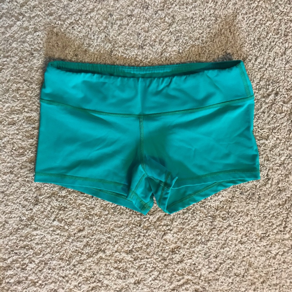 Green Fleo Shorts